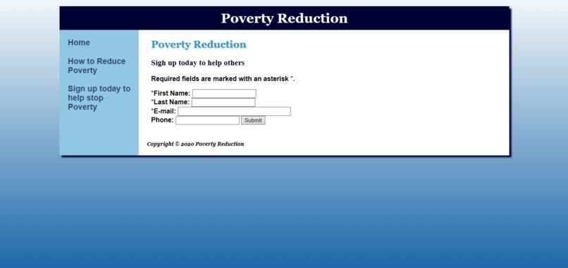 Poverty Reduction – screenshot 2