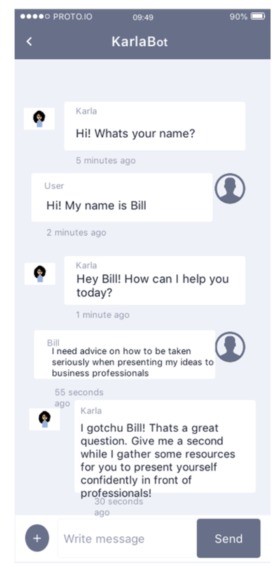 KarlaBot – screenshot 1