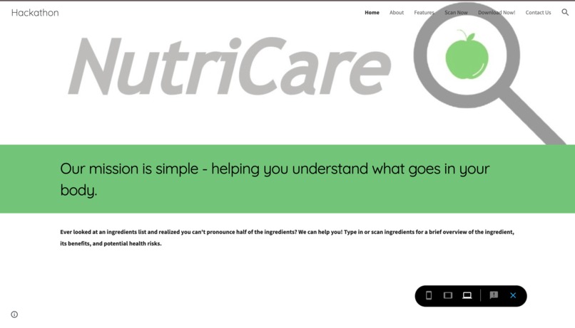 NutriCare – screenshot 1