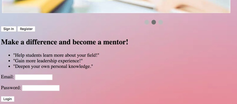 MentorMatch – screenshot 2