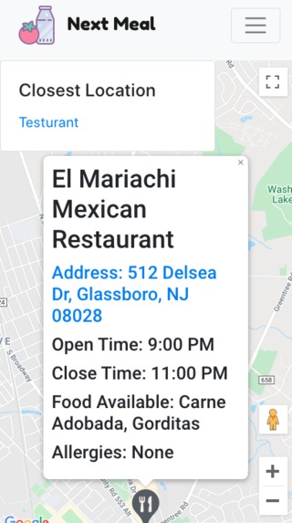 NextMeal.live – screenshot 1