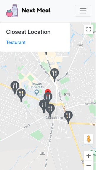 NextMeal.live – screenshot 2
