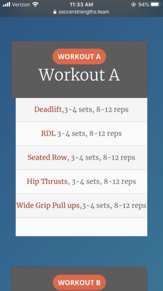 soccer-strength-training – screenshot 1