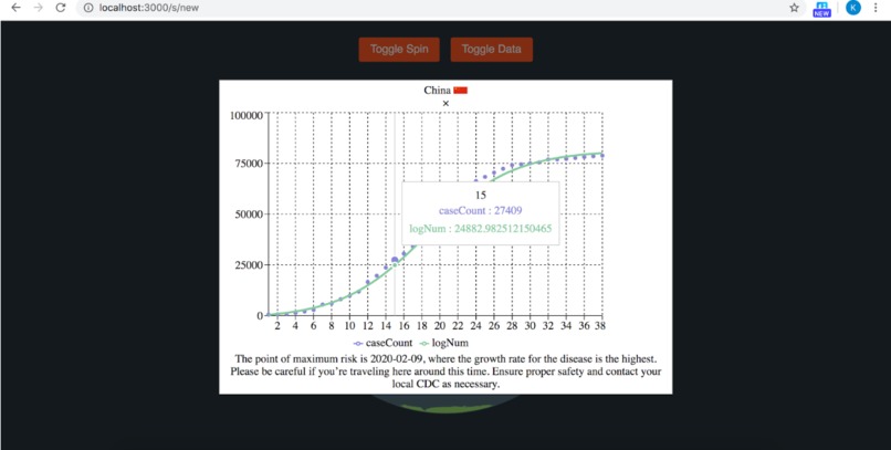 Corona Calculated – screenshot 2