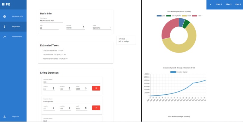 RIPE (Retirement and Investment Planning Education) – screenshot 2