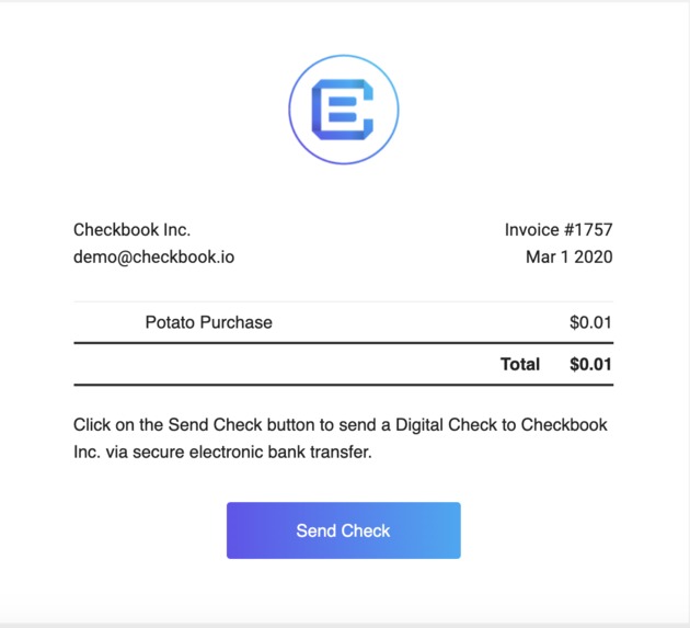 Shopify Checkbook.io App – screenshot 3