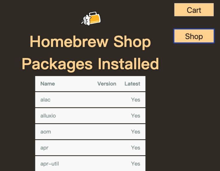 Homebrew shop – screenshot 3