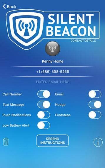 Silent Beacon Safety App – screenshot 2