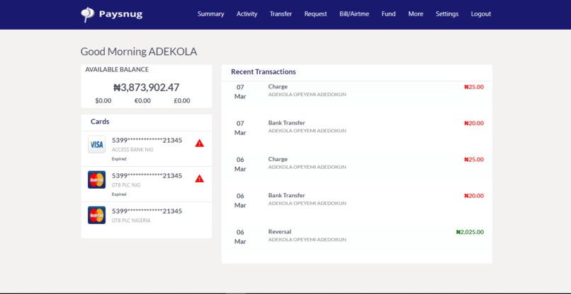 Paysnug – screenshot 3