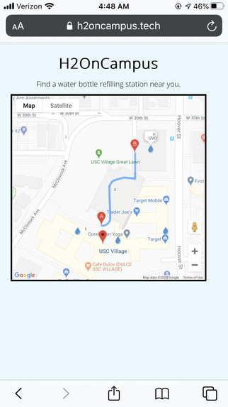 H2OnCampus – screenshot 2