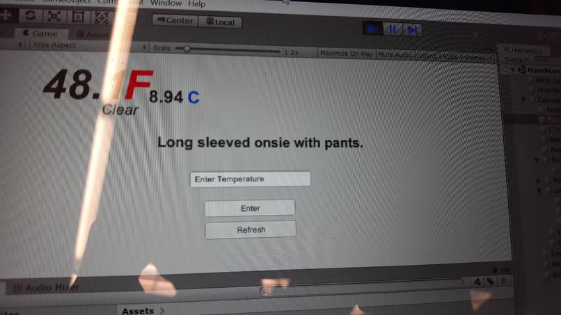Clothing Temperature – screenshot 1