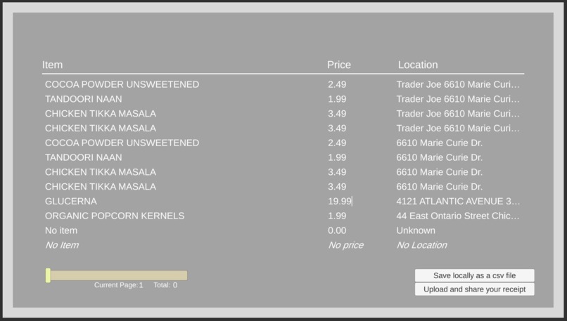 Receiptify – screenshot 2