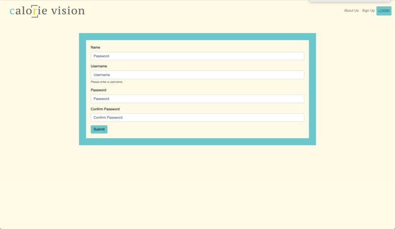 Calorie Vision – screenshot 2