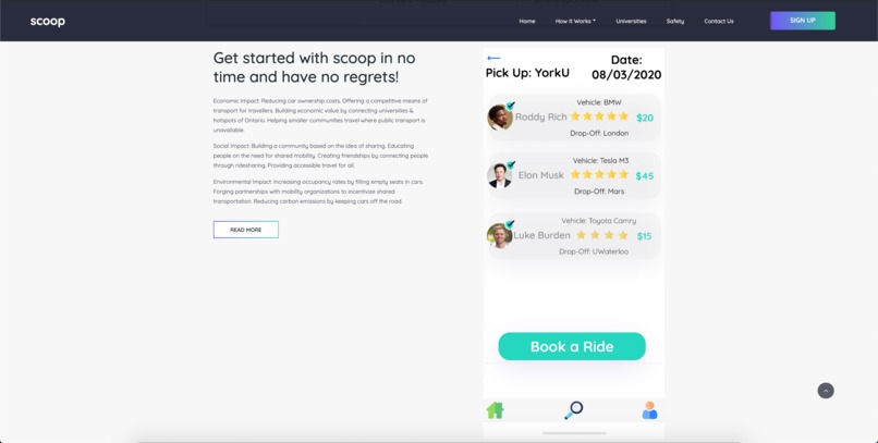 Scoop - Ride sharing for Students – screenshot 4