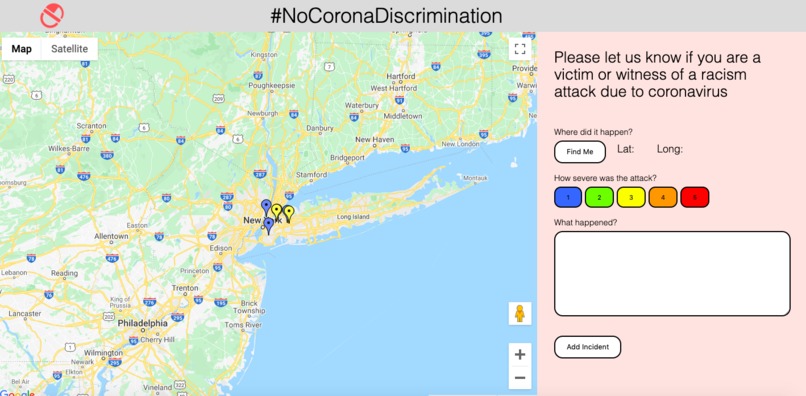 #NoCoronaDiscrimination – screenshot 1