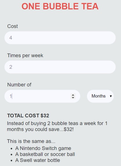 One Bubble Tea – screenshot 1