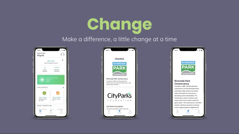 Change – screenshot 1