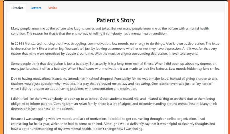 mypositive.space – screenshot 2