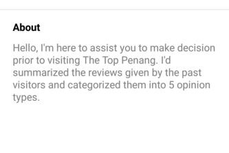 Talk About - Chatbot For Tourism Point Of Interest