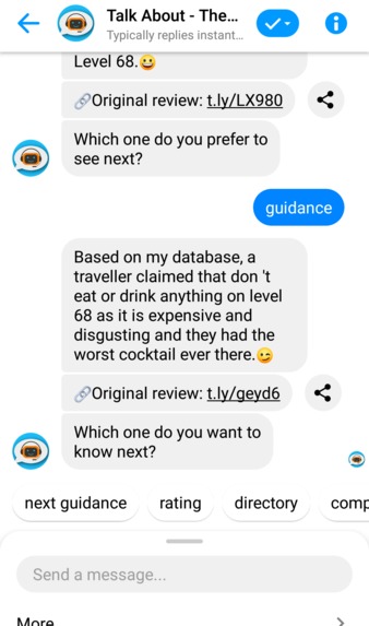 Talk About - Chatbot For Tourism Point Of Interest – screenshot 9
