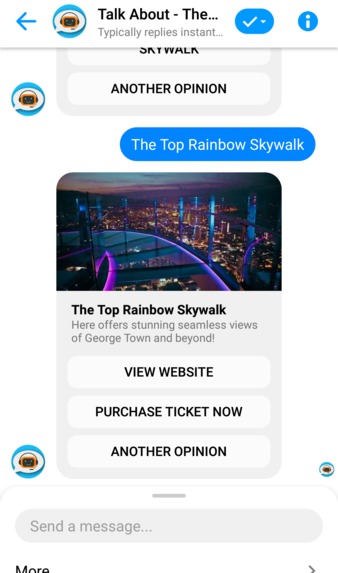 Talk About - Chatbot For Tourism Point Of Interest – screenshot 11