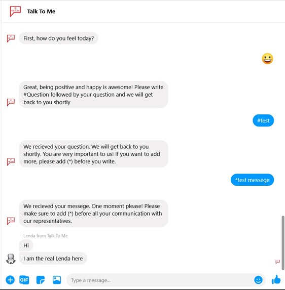 Talk to Me Center – screenshot 4