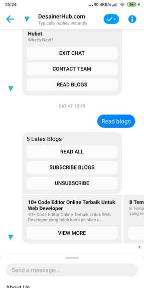 Hubbot by DesainerHub – screenshot 6