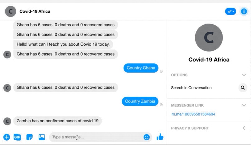 Covid-19 Africa – screenshot 1