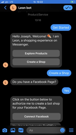Leon Bot – screenshot 1