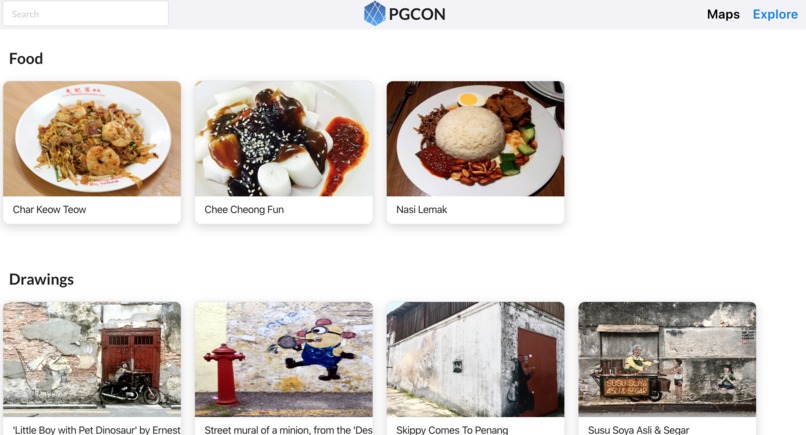 PGCON App – screenshot 2