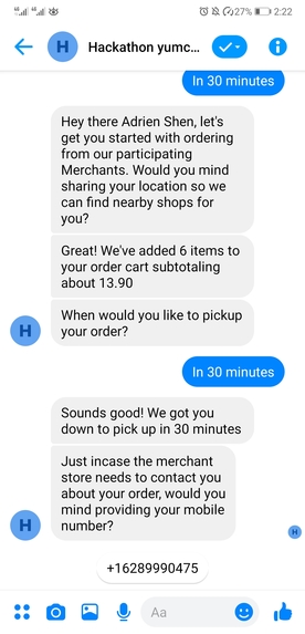 yumchat.io – screenshot 3