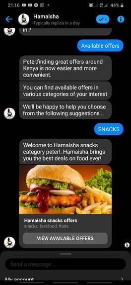 Hamaisha  Bot – screenshot 4