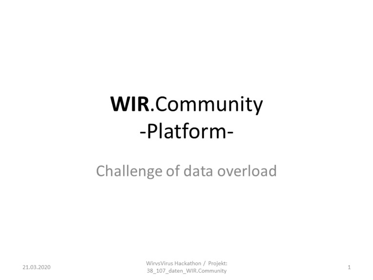 1_107_daten_WIR.Community – screenshot 1