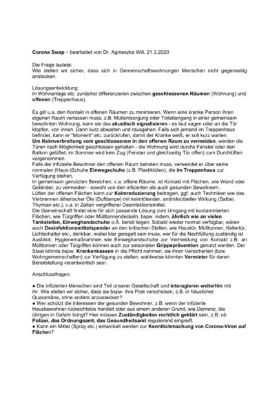 028_kreative Gesundheitslösungen_Corona Swap – screenshot 1