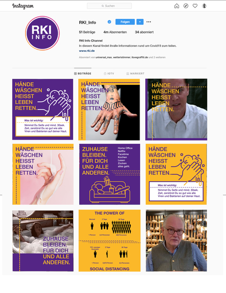 Virusinfo: Eine Social Media Strategie für das RKI. – screenshot 1