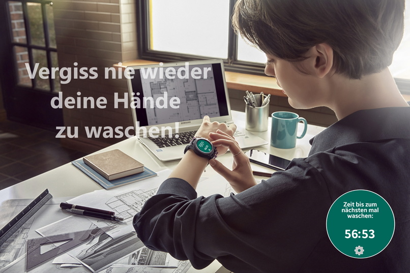 12_ Smartwatch app that recognises if you touch your face – screenshot 1