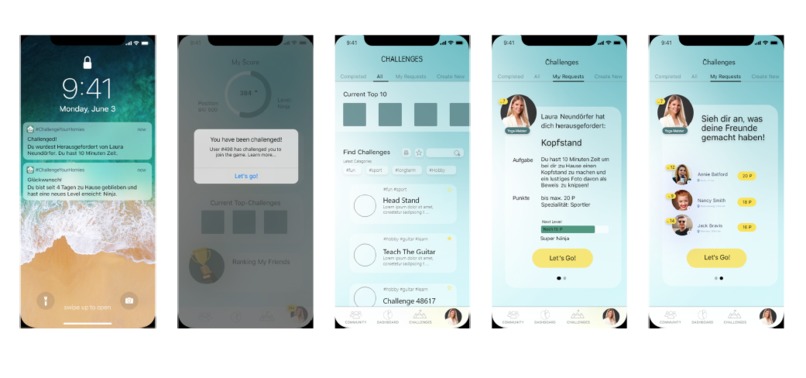 Corona Challenge - Gamification UX Design  – screenshot 2