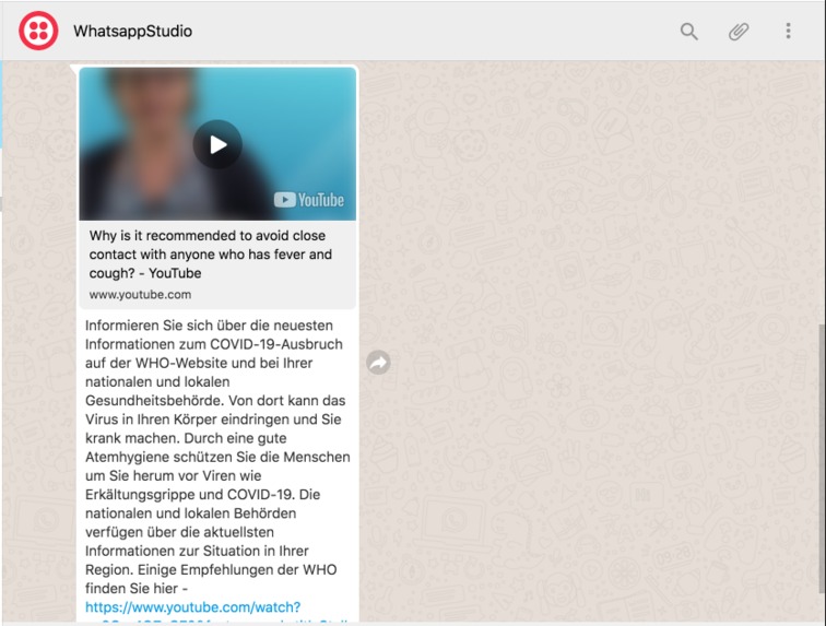 23_GeneralCommunication_CoronaFAQChatbot – screenshot 2