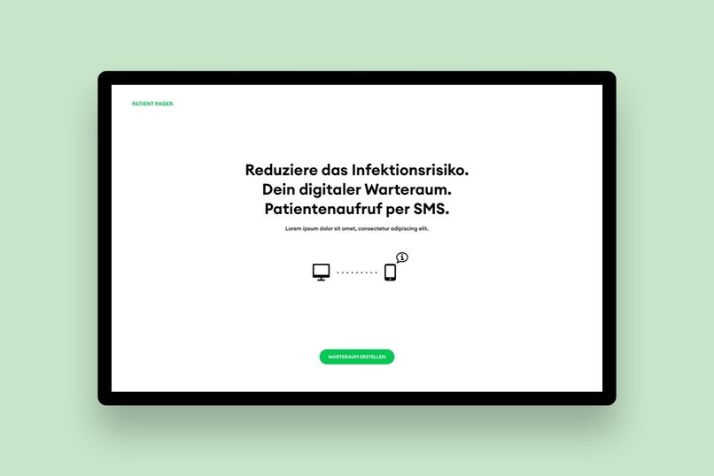PATIENT PAGER – screenshot 1
