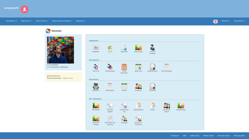 Online Abiverwaltung / Jahrgangsverwaltung – screenshot 2
