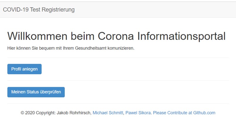 0008_Corona_Tracking_Registrierung_Infizierter – screenshot 1