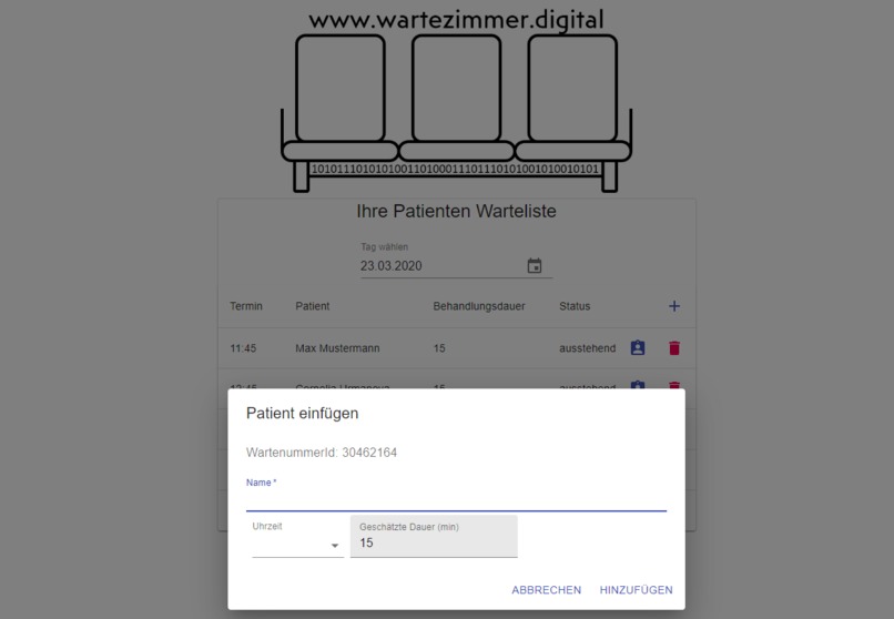 033_LebensnotwendigeDienstleistungen_DigitalesWartezimmer – screenshot 3