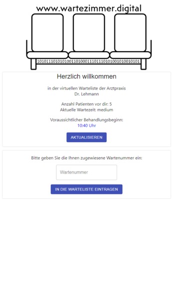 033_LebensnotwendigeDienstleistungen_DigitalesWartezimmer – screenshot 1