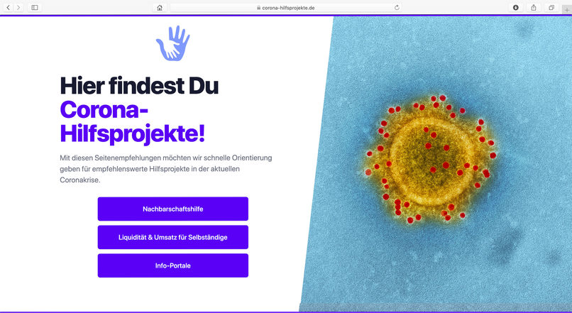 034_Nachbarschaftshilfe_corona-hilfsprojekte.de – screenshot 1