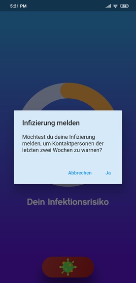 08_CoronaTracking_CoRisk – screenshot 4