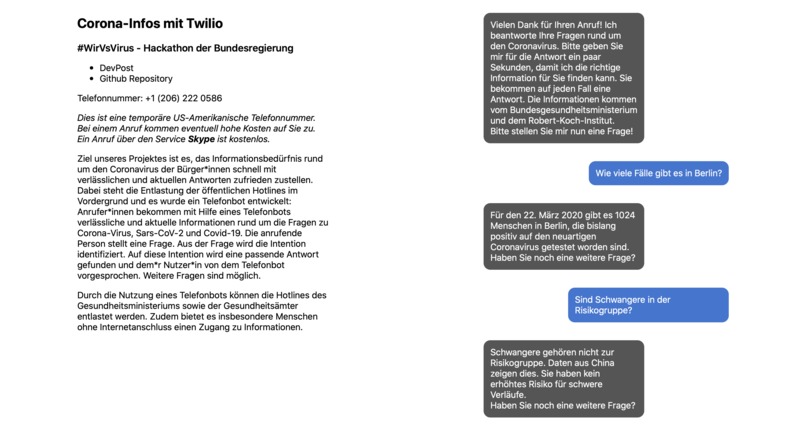 176_virtueller_Telefonassistent_CoronaInfosMitTwilio – screenshot 1