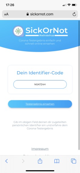 11_Infektionsfall-Übermittlung_Sick Or Not – screenshot 2