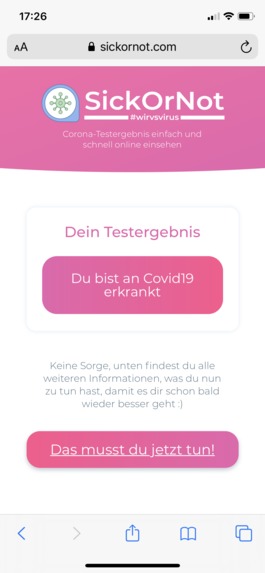 11_Infektionsfall-Übermittlung_Sick Or Not – screenshot 3