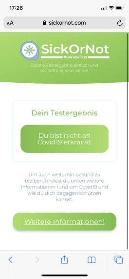 11_Infektionsfall-Übermittlung_Sick Or Not – screenshot 4