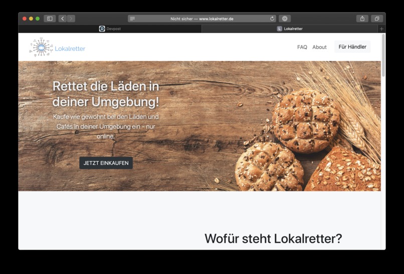 16_Lokale Unternehmen_Lokalretter – screenshot 1